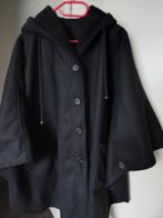 Cape jas., Kleding | Dames, Ophalen of Verzenden, Zo goed als nieuw, Maat 46/48 (XL) of groter, Zwart