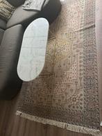 Marmeren Salontafel Ovaal - Echt Marmer, Gebruikt, 100 tot 150 cm, Wit, Ovaal