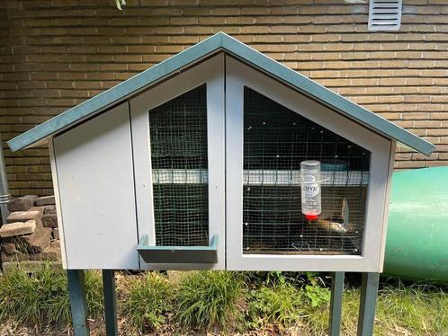 Super leuk konijnenhok, Dieren en Toebehoren, Knaagdieren en Konijnen | Hokken en Kooien, Gebruikt, Hok, 90 cm of meer, 110 cm of meer