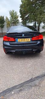 BMW 5-Serie M550i 462pk Xdrive Aut. 2017 Zwart, Automaat, 2000 kg, 4395 cc, Zwart