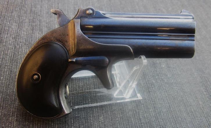antiek pistool Remington dubbel derringer VRIJGESTELD, Verzamelen, Militaria | Algemeen, Overige soorten, Overige gebieden, Ophalen of Verzenden