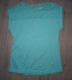 Mintgroen Shirtje met Kant (L), Maat 38/40 (M), Ophalen of Verzenden, Korte mouw, Groen