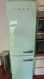 Zeer nette smeg koelkast Pastelgroen, Witgoed en Apparatuur, Koelkasten en IJskasten, 200 liter of meer, 60 cm of meer, Zo goed als nieuw