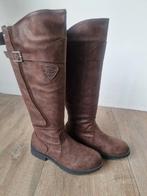 Stoere leren Essway laarzen maat 40, Ophalen of Verzenden, Zo goed als nieuw, Zwart, Hoge laarzen