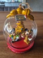 Disney Kerstornament Mickey & Minnie – Joyeux Noël – Zeldzaa, Ophalen of Verzenden, Mickey Mouse, Zo goed als nieuw, Beeldje of Figuurtje