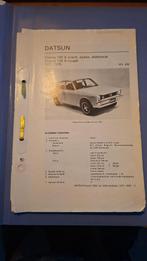Technische handleiding Datsun Cherry 100 A en 120 A, Verzenden