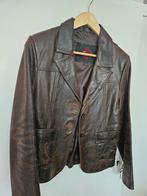 Damesjas bruin leer mt 38/40 Nieuw, Ophalen of Verzenden, Nieuw, Maat 38/40 (M), Bruin
