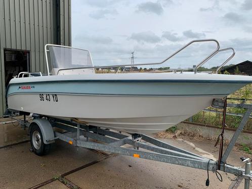 Vaarklaar : Yamarin 490  met 75 PK Yamaha en trailer, Watersport en Boten, Vis- en Consoleboten, Gebruikt, 70 pk of meer, 3 tot 6 meter