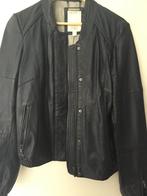 Esprit leren jack, Ophalen of Verzenden, Zo goed als nieuw, Maat 38/40 (M), Blauw