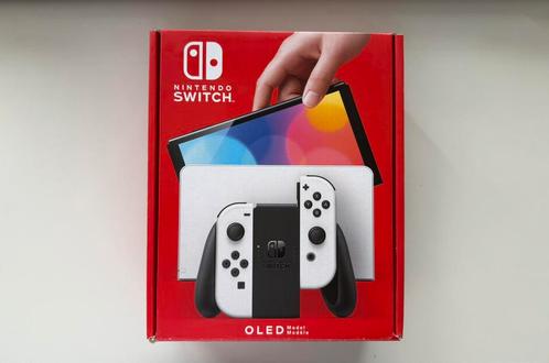 Nintendo Switch OLED + games en hoes, Spelcomputers en Games, Spelcomputers | Nintendo Switch, Zo goed als nieuw, Switch OLED