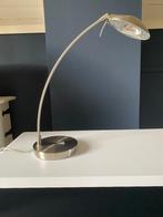 Vintage bureaulamp geborsteld staal, Ophalen, Vintage/modern, Zo goed als nieuw, Metaal