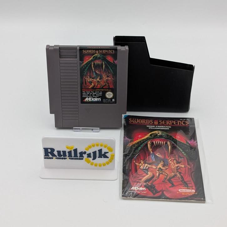Sword and Serpents met boekje sealed - Nintendo NES Game, Spelcomputers en Games, Games | Nintendo NES, Zo goed als nieuw