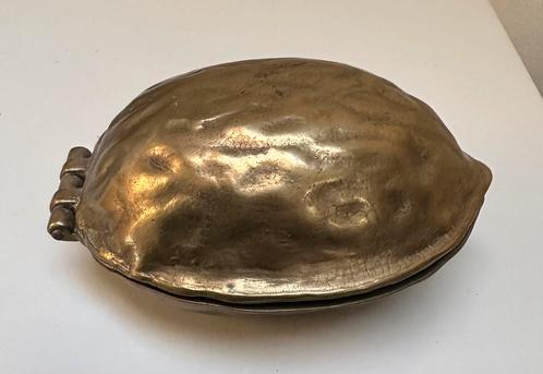 NOTENKRAKER- Koper/Messing - Walnoot - Vintage - Retro, Antiek en Kunst, Antiek | Koper en Brons, Ophalen of Verzenden