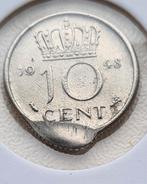 10 cent 1948 kopje Curaçao, misslag, maakwerk? geen idee ;-, Koningin Wilhelmina, 10 cent, Ophalen of Verzenden, Losse munt