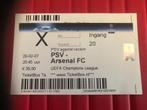 ⚽ Ticket CL PSV - Arsenal 2006/2007 ⚽, Ophalen of Verzenden, Zo goed als nieuw, PSV, Overige typen