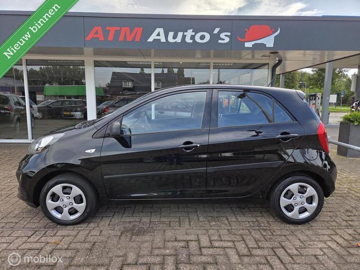 Kia Picanto 1.0 CVVT 5 Deurs Apk 06-2026 KM NAP met Boekjes, Auto's, Kia, Bedrijf, Te koop, Picanto, ABS, Airbags, Alarm, Centrale vergrendeling