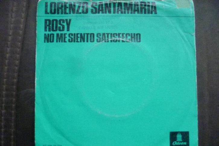 lorenzo santamaria - rosy, Cd's en Dvd's, Vinyl Singles, Gebruikt, Single, Overige genres, 7 inch, Ophalen of Verzenden