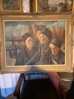 SCHILDERIJ VAN ADRIE BLEYS, VOLENDAM, Antiek en Kunst, Kunst | Schilderijen | Klassiek, Ophalen