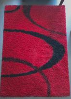 My Home vloerkleed rood zwart hoogpolig 160x230 cm, Huis en Inrichting, Stoffering | Tapijten en Kleden, Ophalen, Gebruikt, Rood