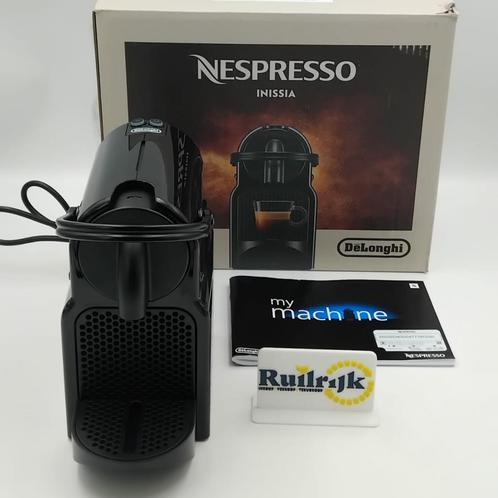 Nespresso Delonghi Inissia black en80b met doos - Showmodel, Witgoed en Apparatuur, Koffiezetapparaten, Zo goed als nieuw