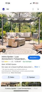 Intimo Garden - Luxe Zonnescherm / Tuinpaviljoen, Ophalen, Afdekzeil, Zo goed als nieuw, Inbouw