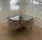 Richmond eettafel met stoelen, Huis en Inrichting, Tafels | Salontafels, Ophalen, 100 tot 150 cm, 50 tot 100 cm, Zo goed als nieuw