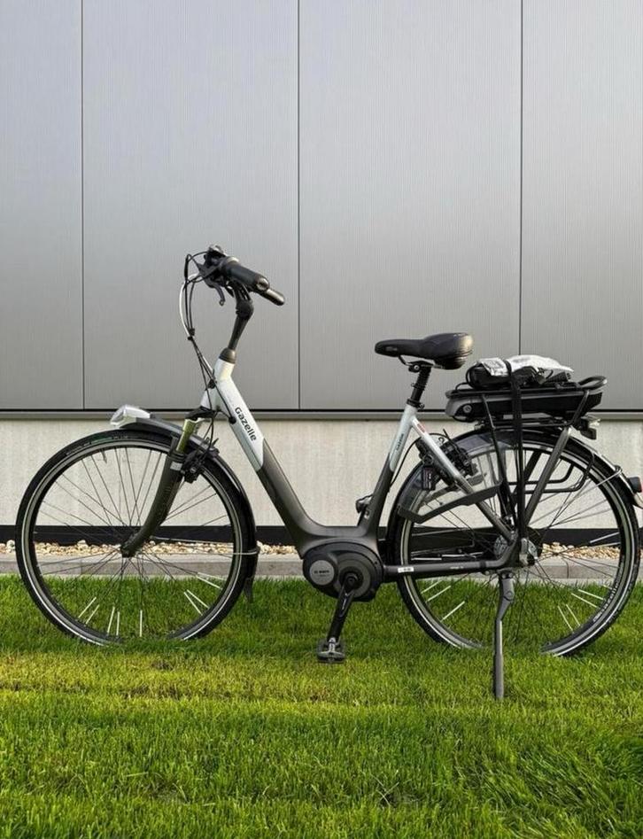 Gazelle Bosch Elektrische fiets Ebike Middenmotor Top Staat, Fietsen en Brommers, Fietsen | Dames | Damesfietsen, Zo goed als nieuw