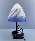 art deco tafellamp, art deco verlichting, art deco, bloemen, Antiek en Kunst, Ophalen of Verzenden
