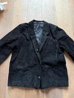 Vintage '80s Blazer Jas - Maat 54/58, Zwart, Maat 46/48 (XL) of groter, Ophalen of Verzenden, Jasje