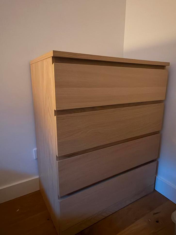 IKEA Malm ladekast, Huis en Inrichting, Kasten | Ladekasten, Zo goed als nieuw, 100 tot 150 cm, 50 tot 100 cm, 25 tot 50 cm, Overige houtsoorten
