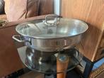 WMF Braadpan met Deksel - RVS, Huis en Inrichting, Keuken | Potten en Pannen, Gebruikt, Inductieplaat, Ophalen of Verzenden, Rvs