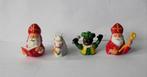 4 Sinterklaas Figuurtjes Sint en Piet Paard Sint Nicolaas, Ophalen of Verzenden, Zo goed als nieuw