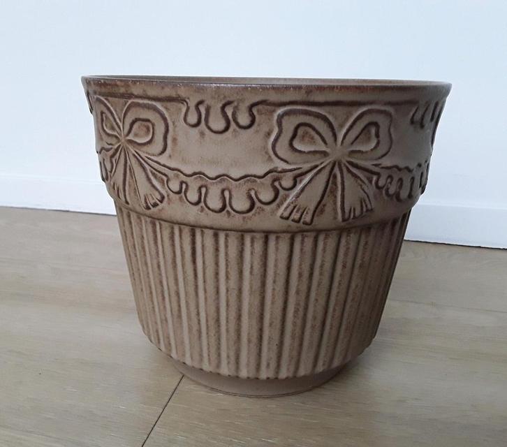XL West Germany bloempot, Bay, 19,5cm hoog, 22cm doorsnee, Tuin en Terras, Bloempotten, Aardewerk, Minder dan 40 cm, Minder dan 25 cm