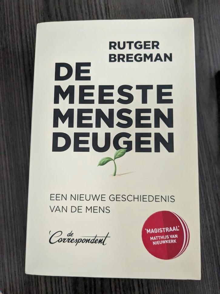 Rutger Bregman - De meeste mensen deugen, Boeken, Overige Boeken, Zo goed als nieuw, Ophalen of Verzenden
