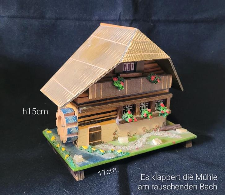 Muziekdoos / Sigarettenhouder - Zwitsers Chalet, Verzamelen, Rookartikelen, Aanstekers en Luciferdoosjes, Ophalen of Verzenden