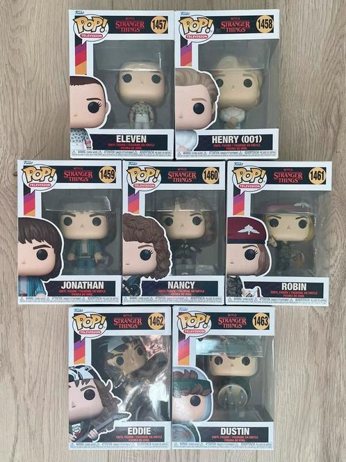 Stranger Things Funko Pop COMPLETE SET nr 1457-1463, Verzamelen, Poppetjes en Figuurtjes, Zo goed als nieuw, Ophalen of Verzenden