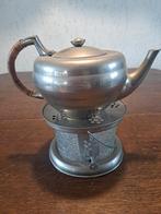 Antieke Art Deco Theepot met Rechaud, Ophalen of Verzenden