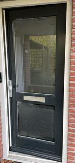 Hardhout voordeur (211,5x88), Nemef, 3-puntsluiting, SKG***, Doe-het-zelf en Verbouw, Ophalen, Kunststof, 200 tot 215 cm, Buitendeur