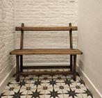 Frans houten bankje authentiek antiek, Antiek en Kunst, Ophalen