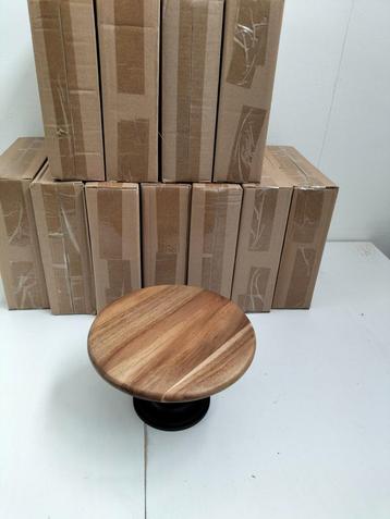 Partijen 12 x etagère acacia hout beschikbaar voor biedingen