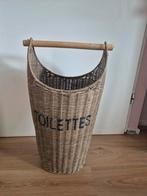 Riviera Maison Toiletrolhouder Mand, Ophalen, Gebruikt, Minder dan 10 liter, Riet