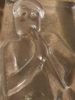 Relief glas beeldje glasblazer ontwerp Christer Sjögren, Ophalen