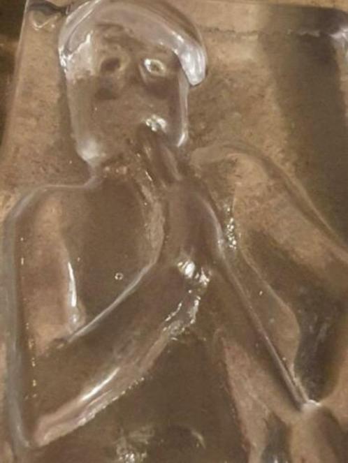 Relief glas beeldje glasblazer ontwerp Christer Sjögren, Antiek en Kunst, Antiek | Glas en Kristal, Ophalen