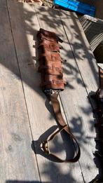 Bandolier Leer Zweden lichtbruin leer, Ophalen of Verzenden, Landmacht, Overige gebieden, Overige typen