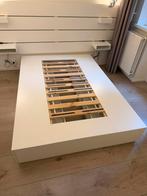 IKEA NORDLI bed 140x200 met hoofdbord – uitstekende staat, Ophalen, Wit, 140 cm, Zo goed als nieuw