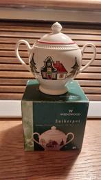 vintage wedgwood suikerpot kerst, Huis en Inrichting, Keuken | Servies, Overige typen, Ophalen of Verzenden, Zo goed als nieuw