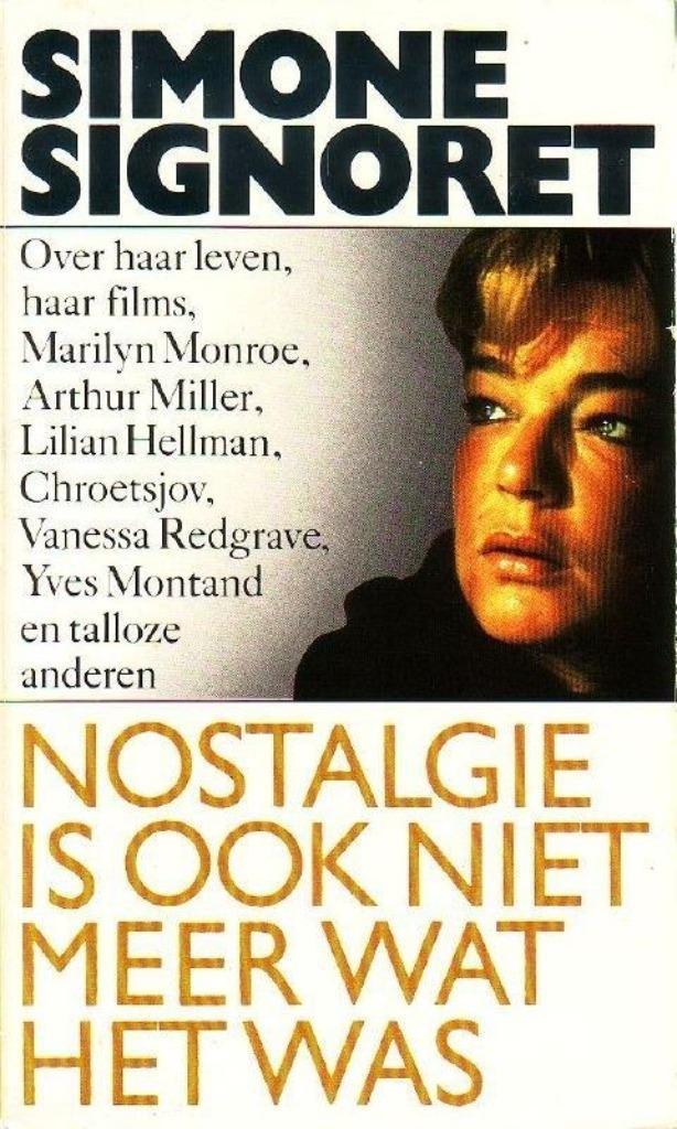 bw5-signoret-nostalgie is ook niet meer wat het was, Boeken, Biografieën, Zo goed als nieuw, Ophalen of Verzenden