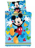 Mickey Mouse Baby Dekbedovertrek 100 x 135 - Disney, Blauw, Dekbedovertrek, Nieuw, Ophalen of Verzenden