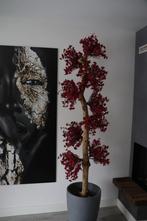 Deze mooie echte oude boomstam vol met mooie kunstbloemen, Ophalen of Verzenden, Nieuw