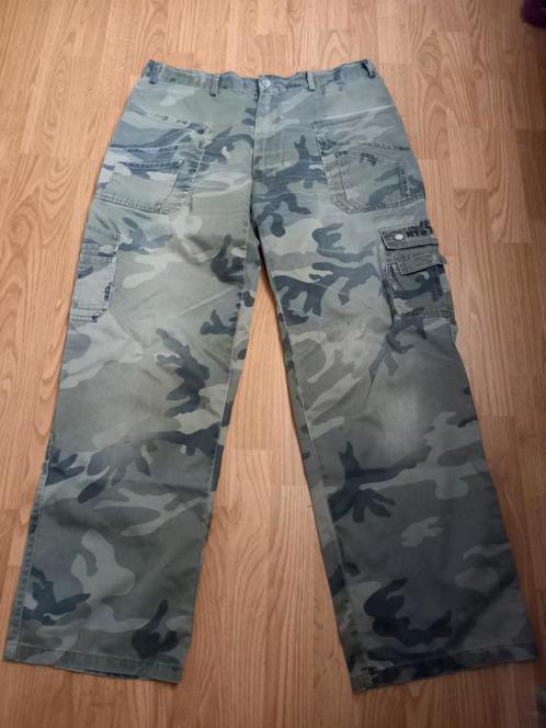 Heren legerbroek, werkbroek maat L, 52 met 
Ritssluiting, ri, Tuin en Terras, Werkkleding, Gebruikt, Heren, Broek, Ophalen of Verzenden